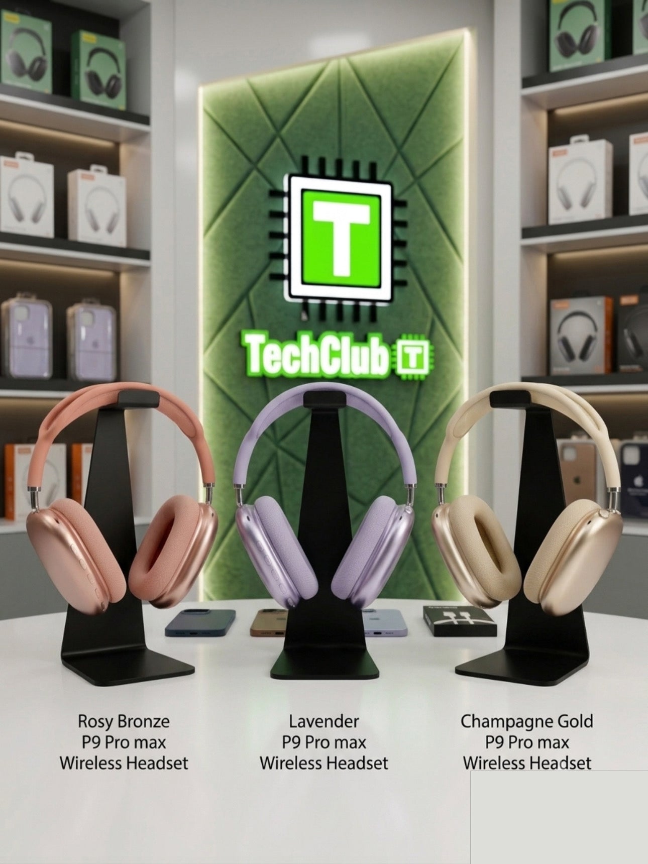 P9 Pro Max Wireless Bluetooth Headphones