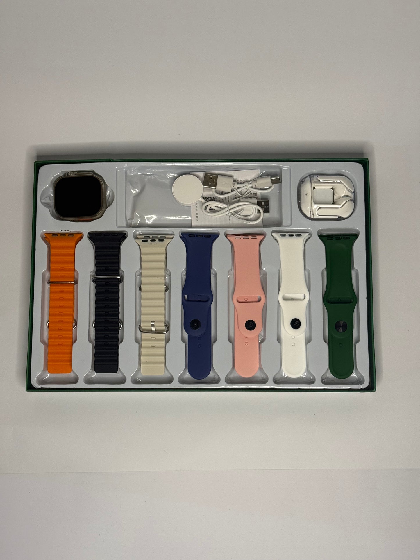 Crown S300 ( Watch Ultra 3 + Air31 Earpods + 7 Straps )