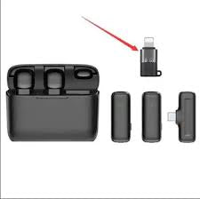 Wireless Lavalier Dual Microphone with Power Bank