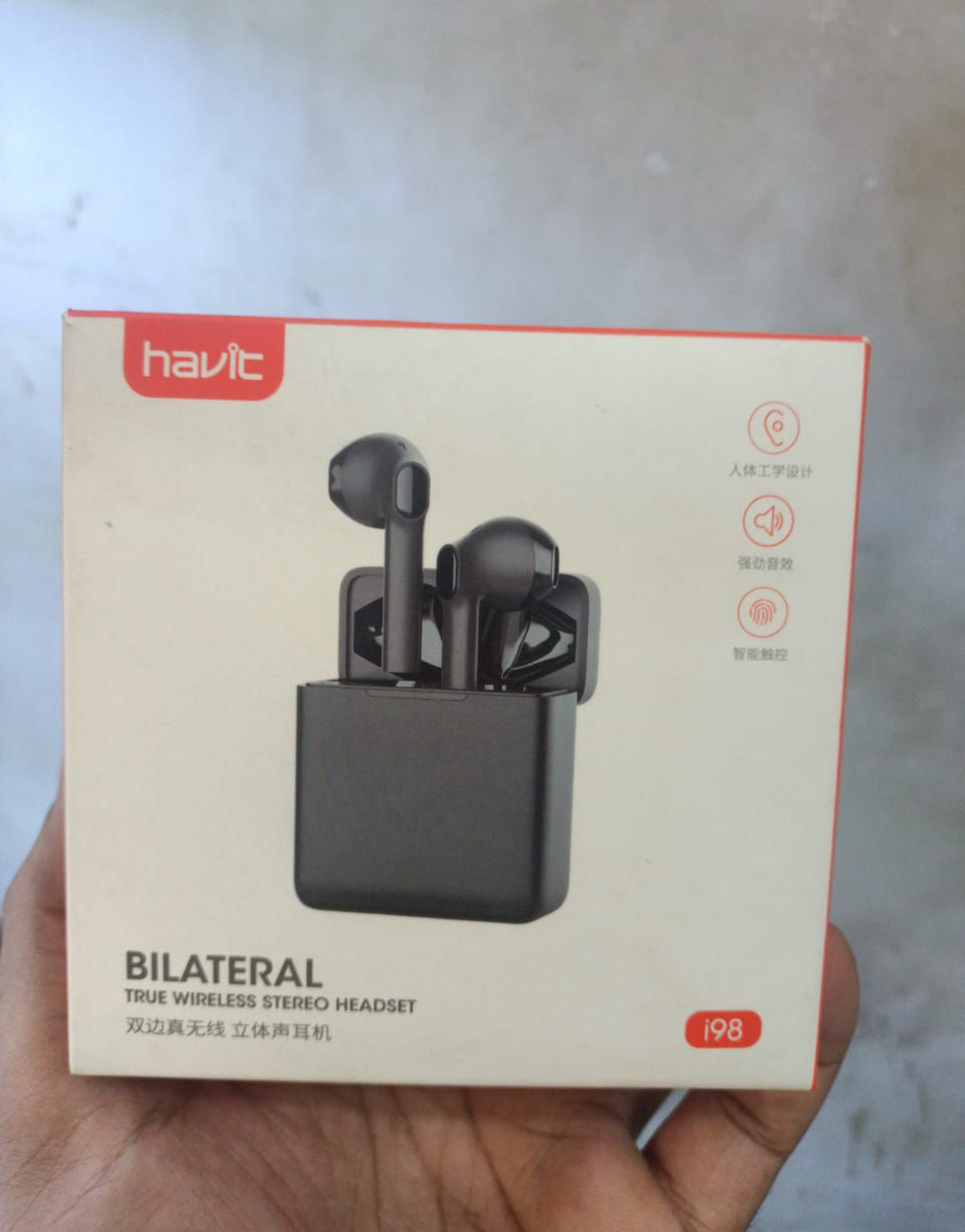 HAVIT Bilateral i98 TWS Earbuds ( Original )