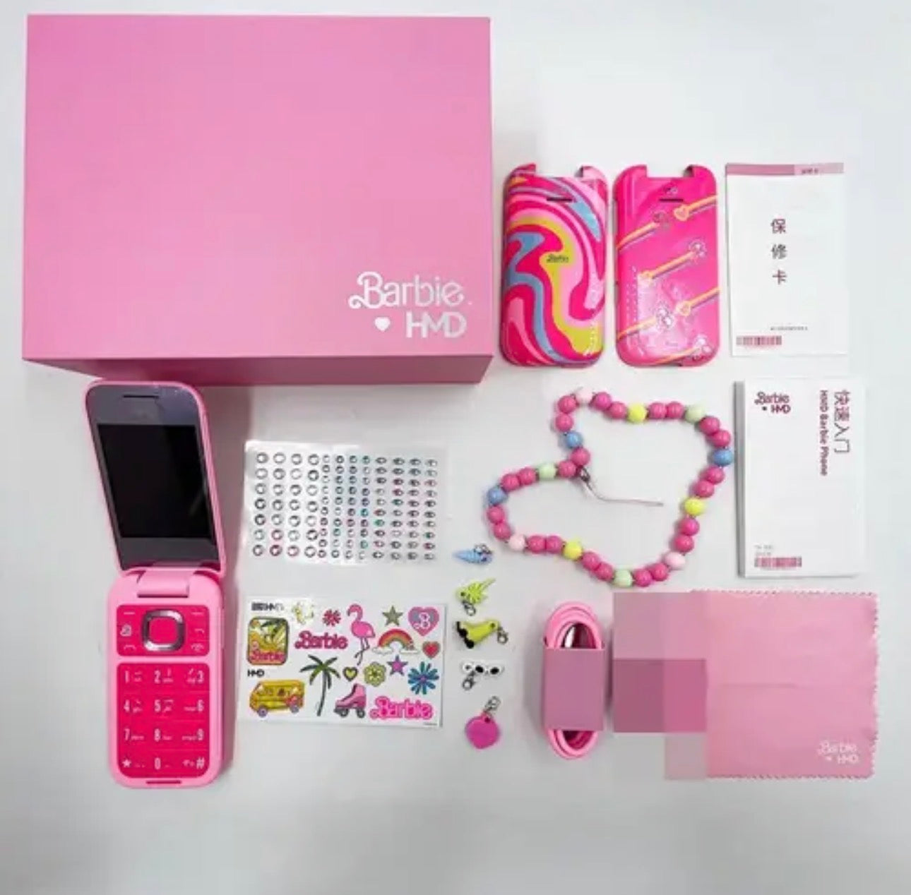 HMD Barbie Flip Phone ( PTA Approved )