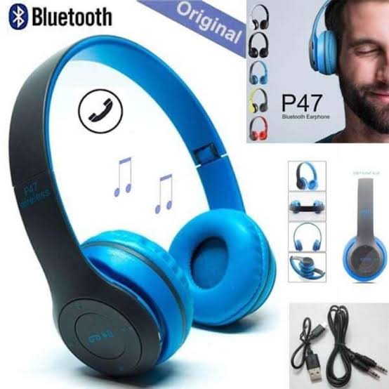 P47 Wireless Bluetooth Foldable Headset