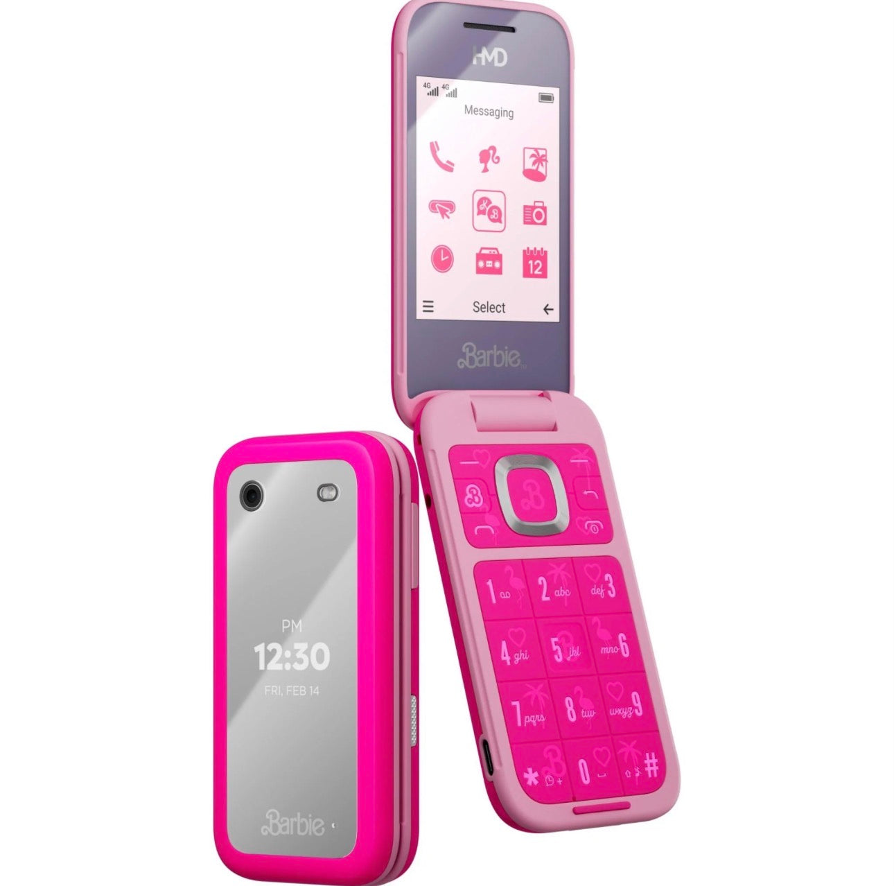 HMD Barbie Flip Phone ( PTA Approved )