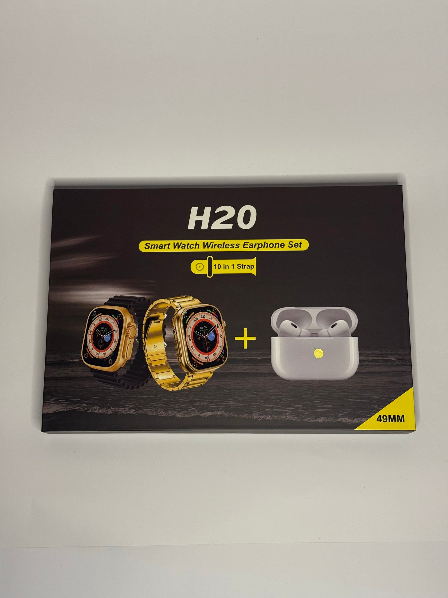 H20 ( Gold Ultra Watch + 7 Straps + AirPods Pro )